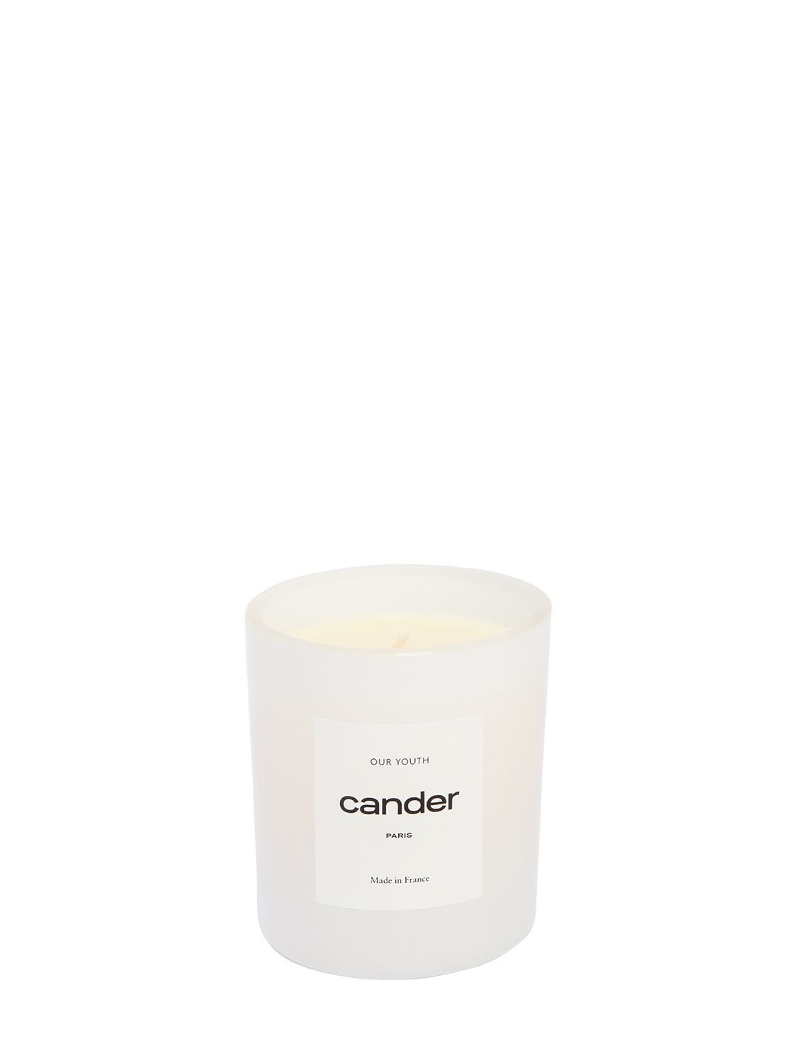 Cander Paris Our Youth Scented Candle In White
