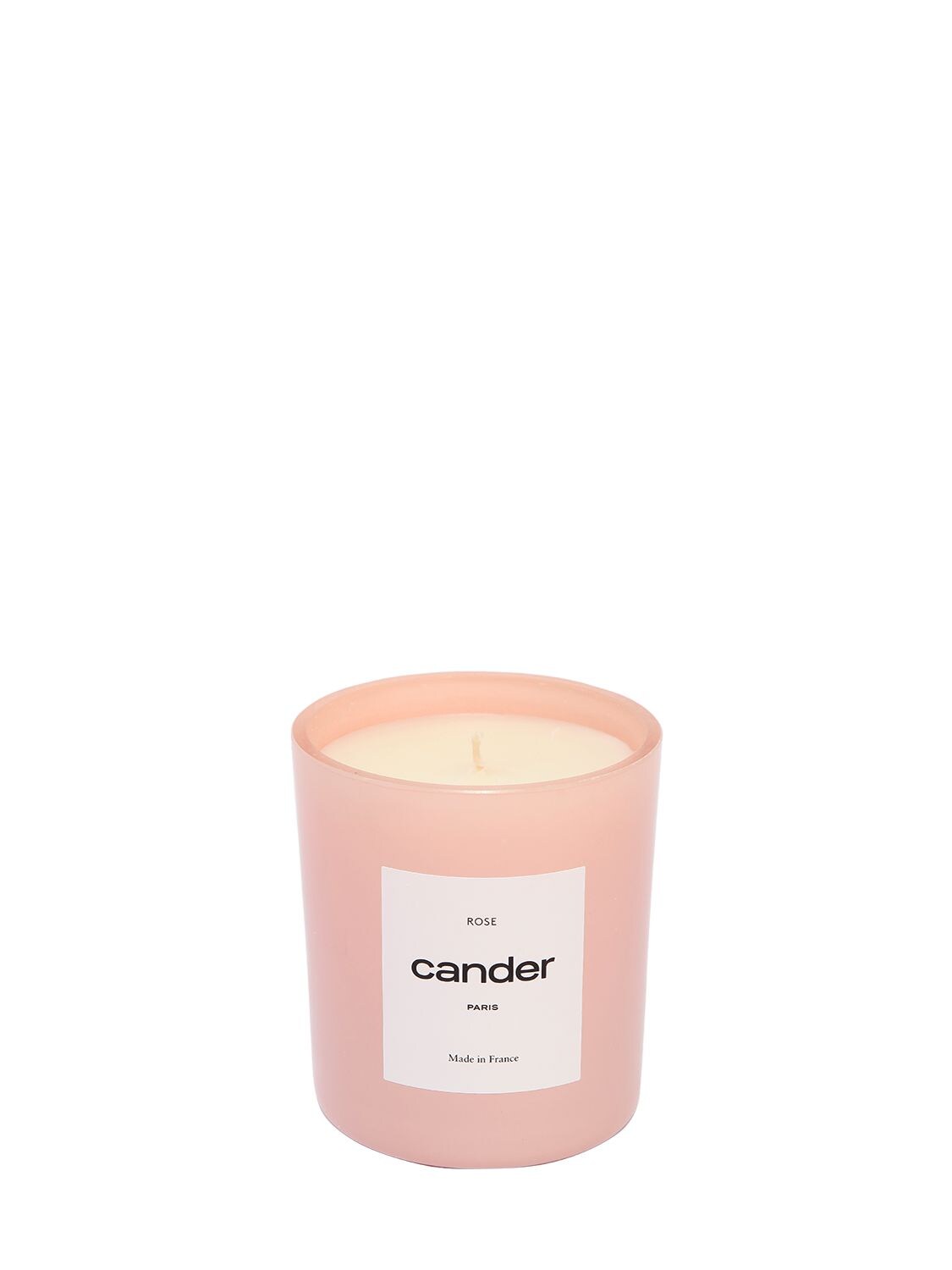 Cander Paris Rose Scented Candle In Pink
