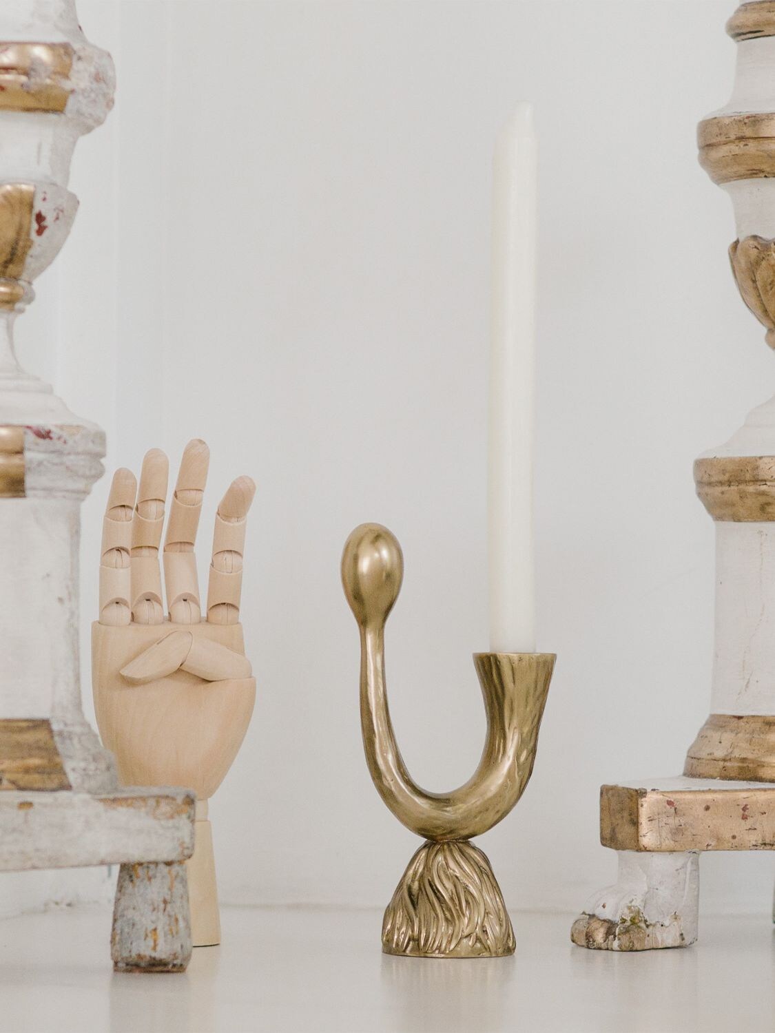 Shop Hay Wooden Hand In Beige