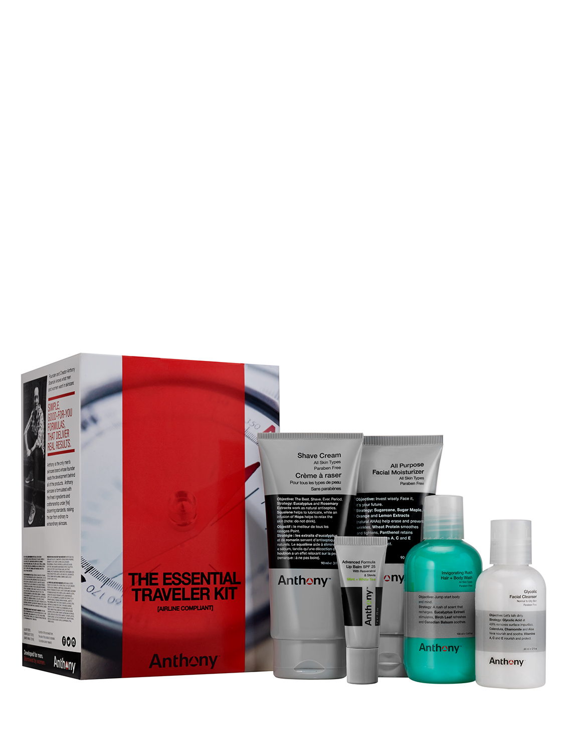 anthony for men glycolic facial cleanser