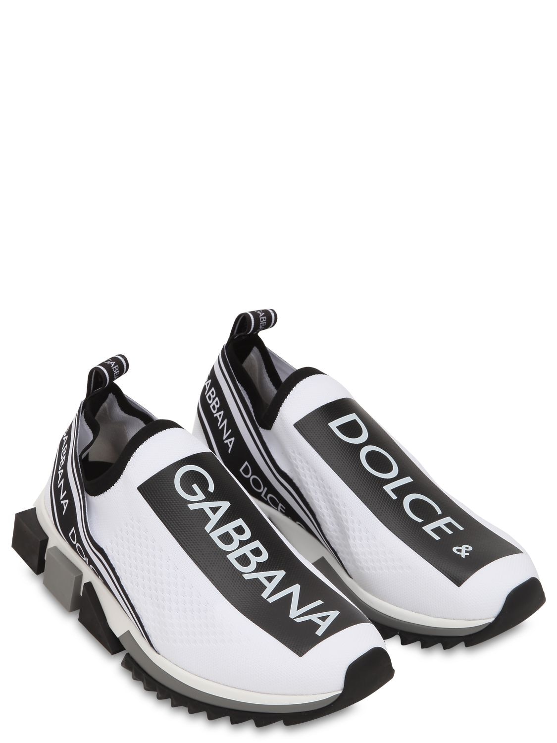 DOLCE & GABBANA "SORRENTO"弹力网一脚蹬运动鞋,68I0AP001-ODK2OTC1