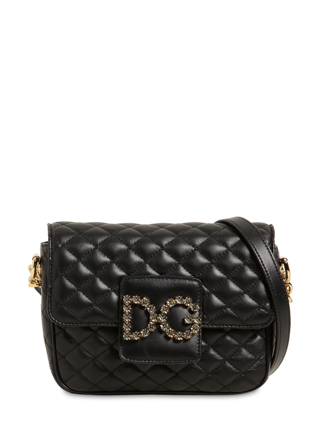 DOLCE & GABBANA SMALL MILLENNIAL QUILTED LEATHER BAG,68I0CE010-ODA5OTK1