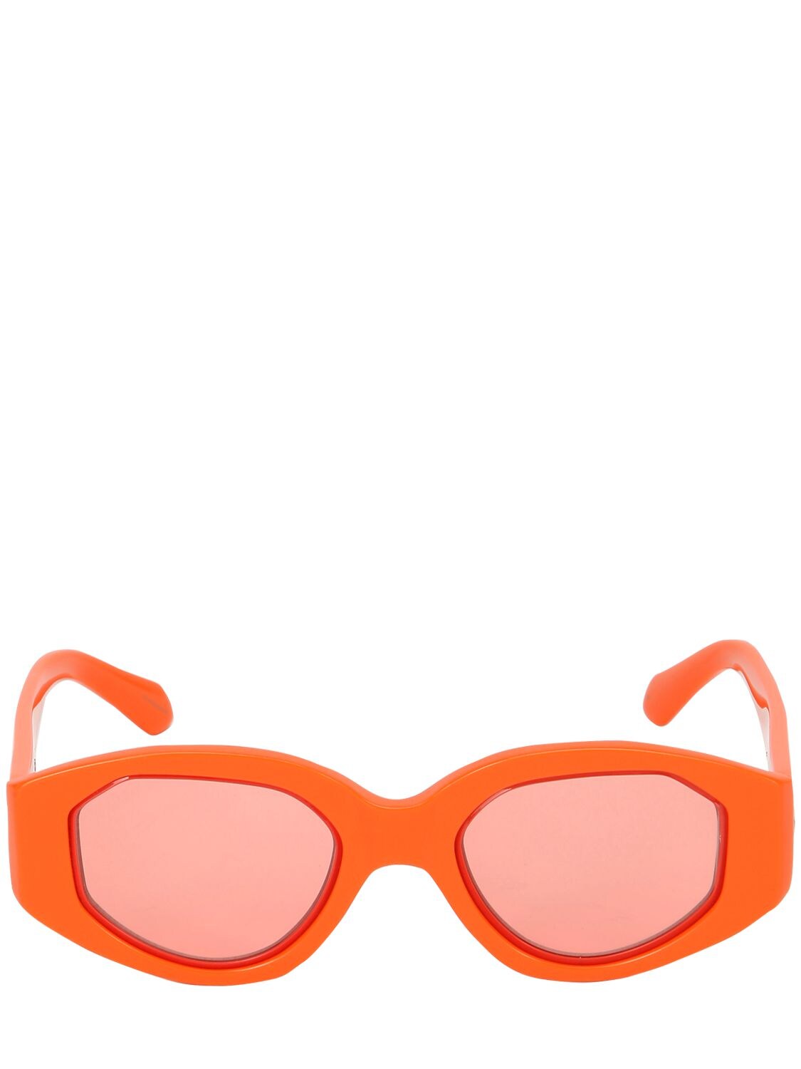 Karen Walker Castaway Tangerine Sunglasses In Orange