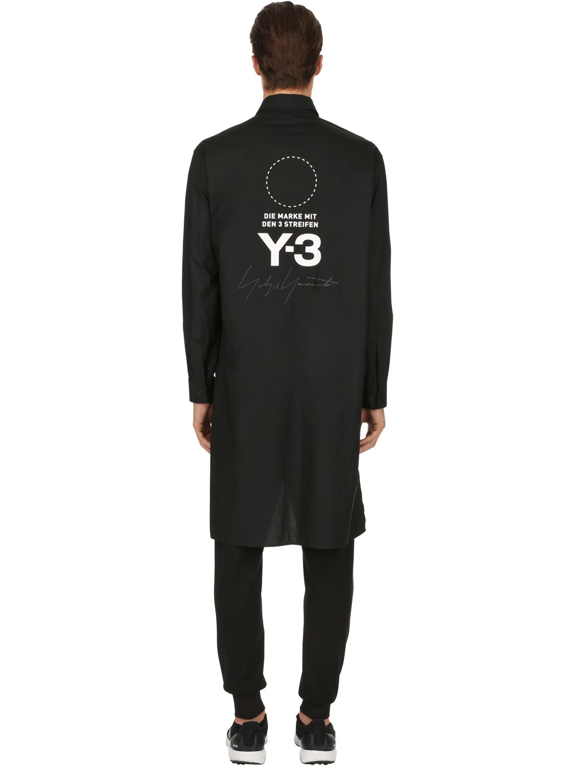 コットンロングシャツ