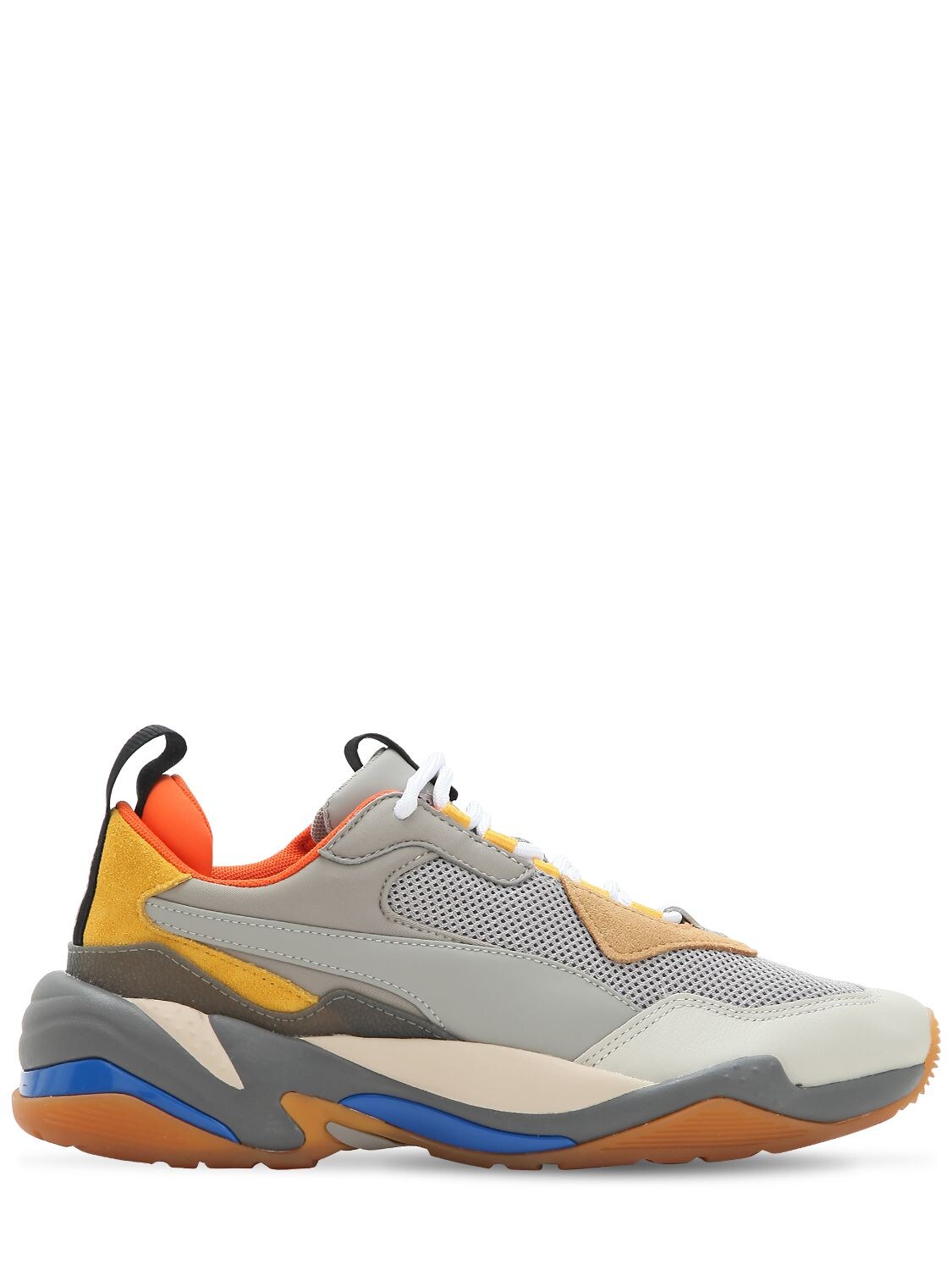 PUMA THUNDER SPECTRA LEATHER & MESH SNEAKERS,68I0II034-MDI1