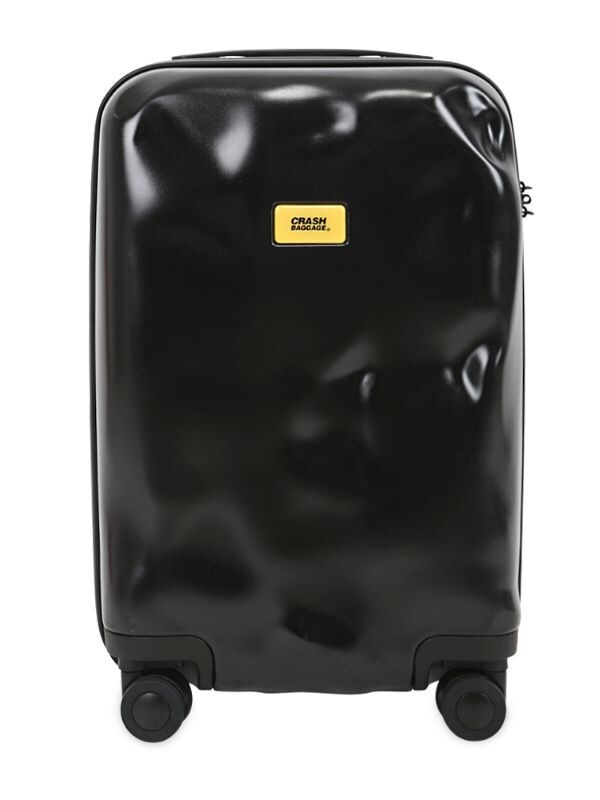 Crash Baggage 40l 4-wheel Icon Cabin Carry-on Trolley In Black