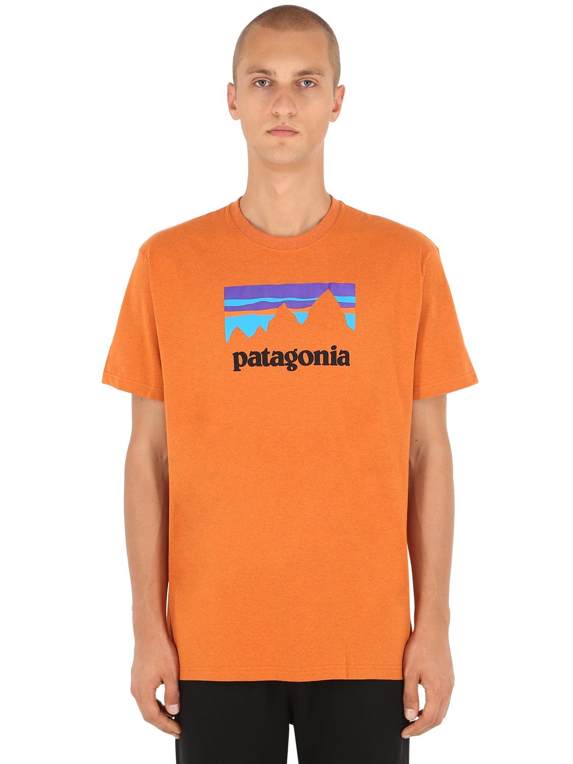 Patagonia Shop Sticker Responsibili-tee T-shirt In Orange