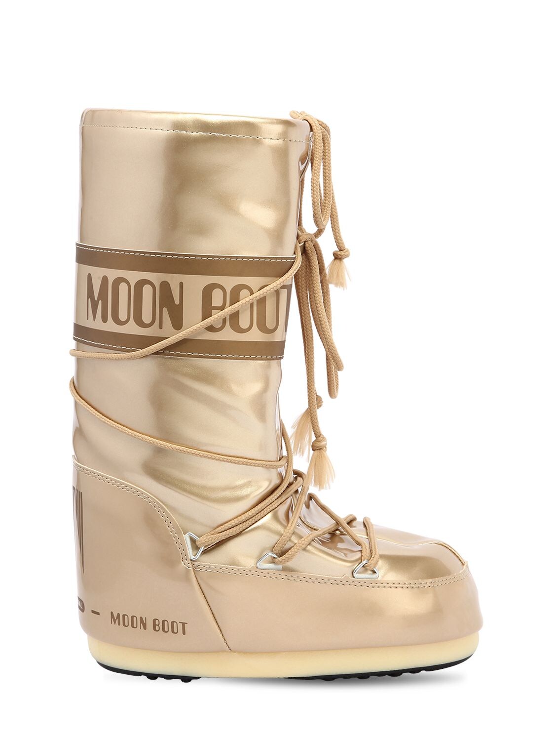 patent leather moon boots