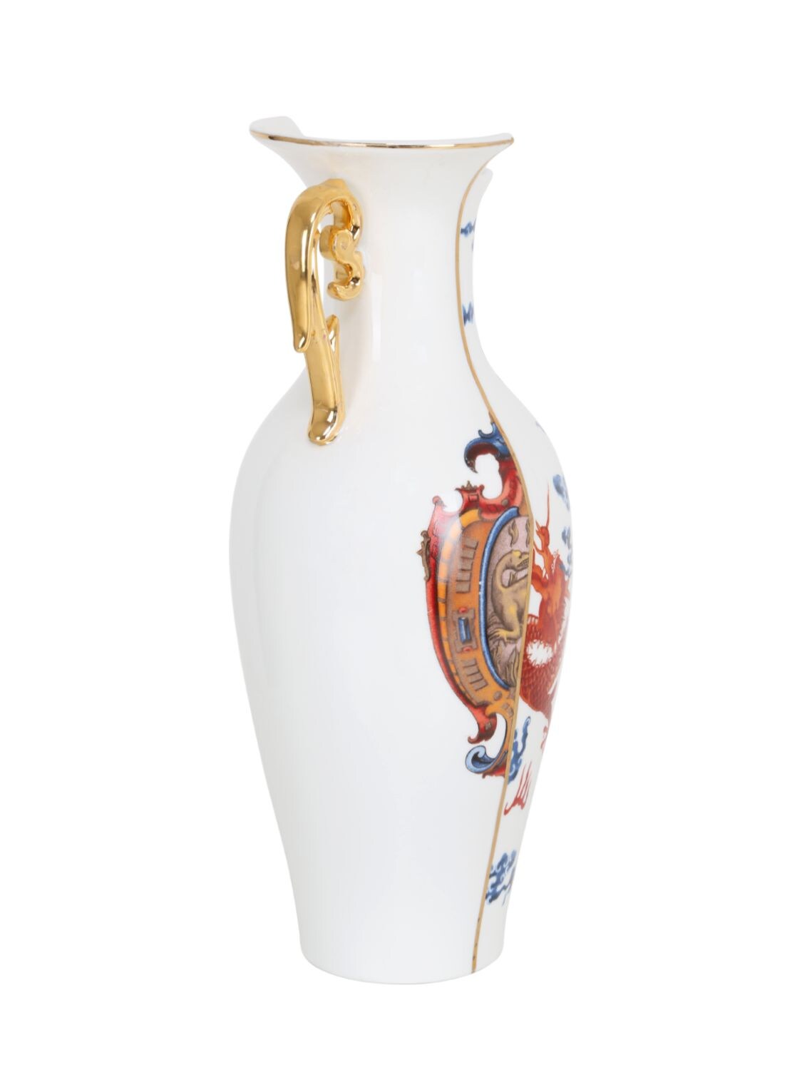 Shop Seletti Hybrid Adelma Bone China Vase In Multicolor