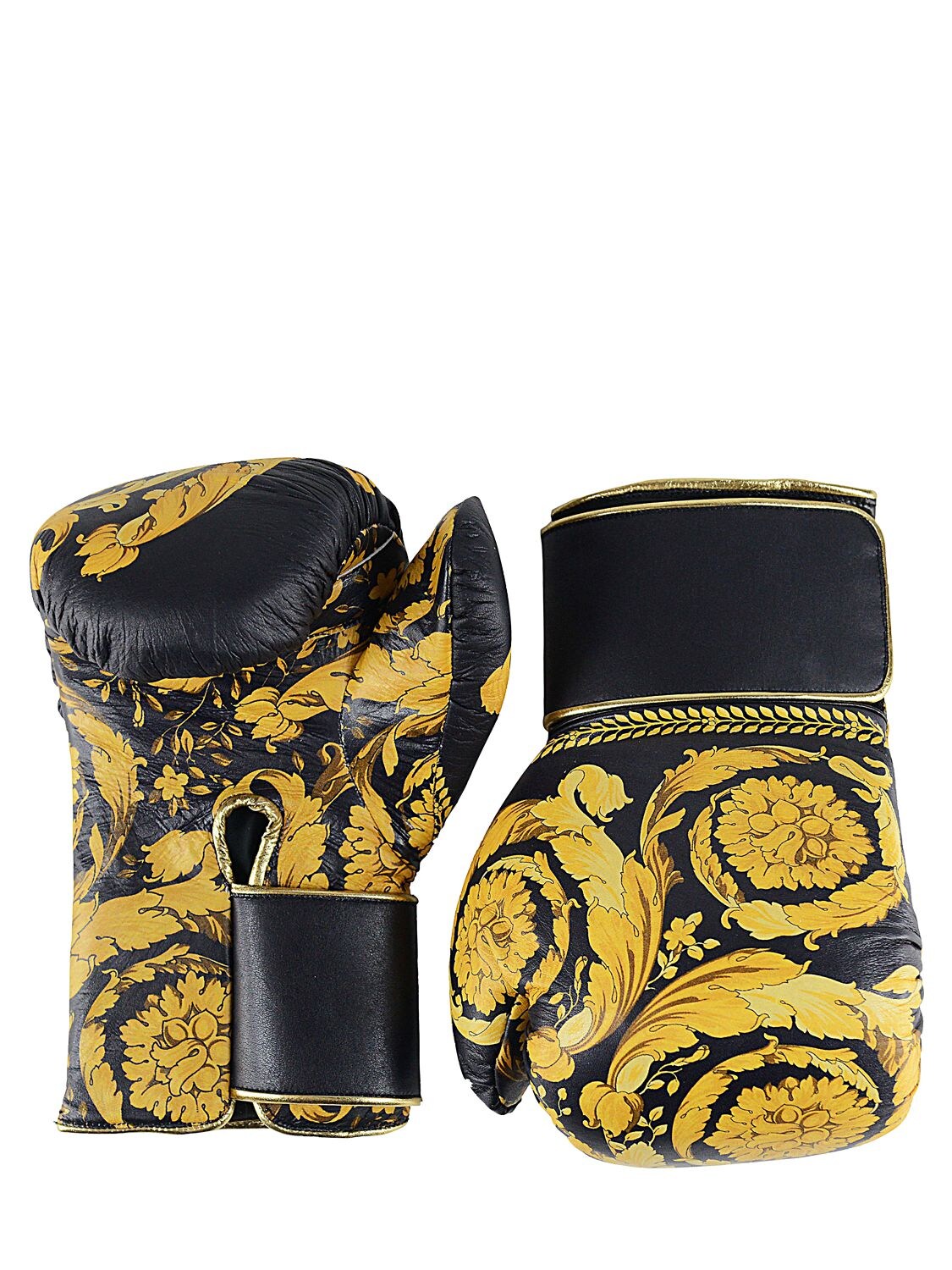 Versace – Barocco Leather Boxing Gloves