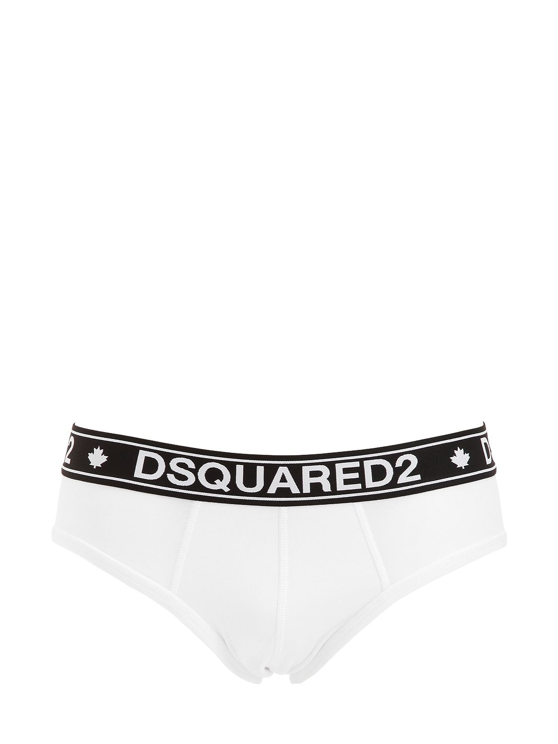 Dsquared2 Underwear Logo Band Briefs In White