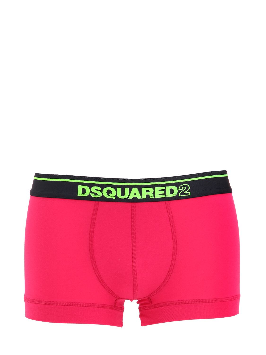 Dsquared2 Underwear Logo Band Boxer Briefs In Fuchsia