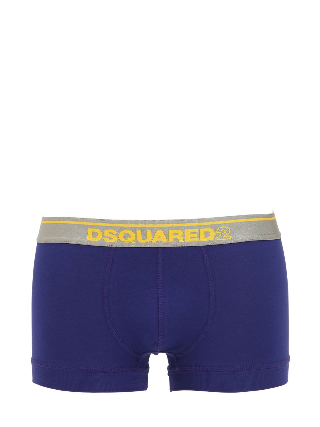 Dsquared2 Underwear Logo Band Boxer Briefs In Purple
