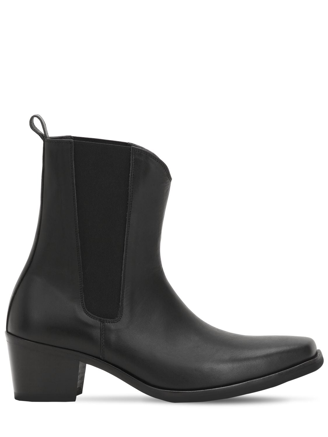 Juunj 60mm Leather Boots In Black