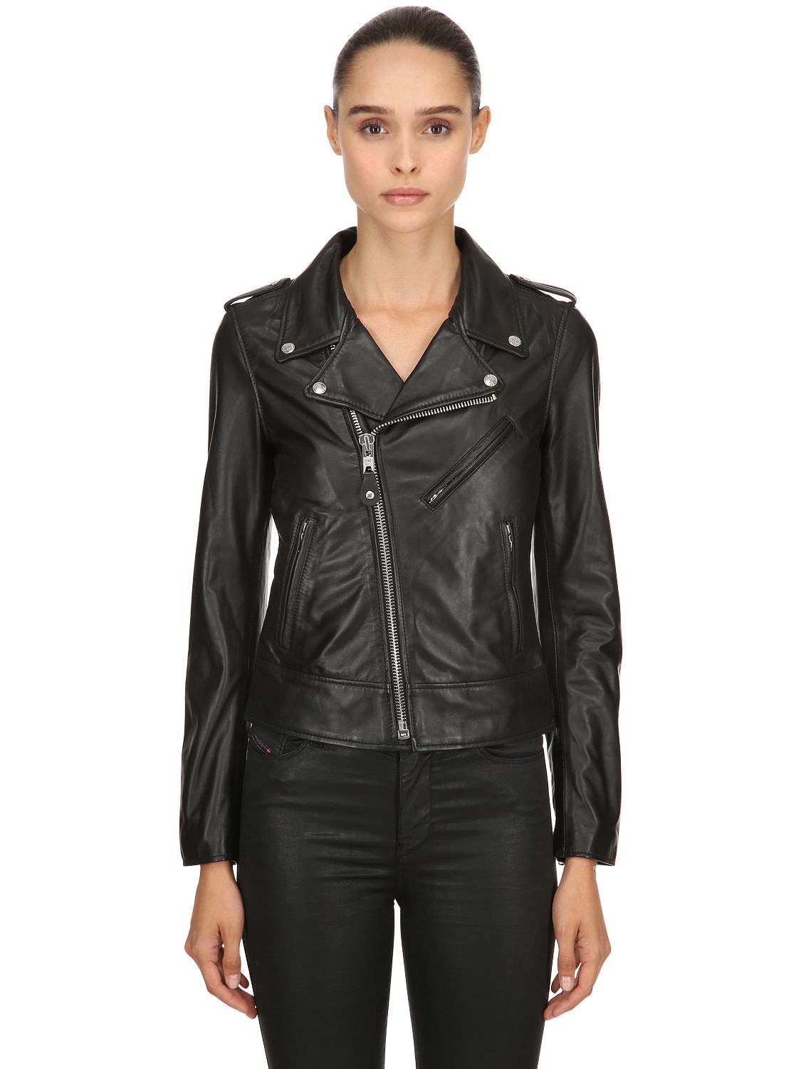 Schott Perfecto Biker Leather Jacket In Black | ModeSens