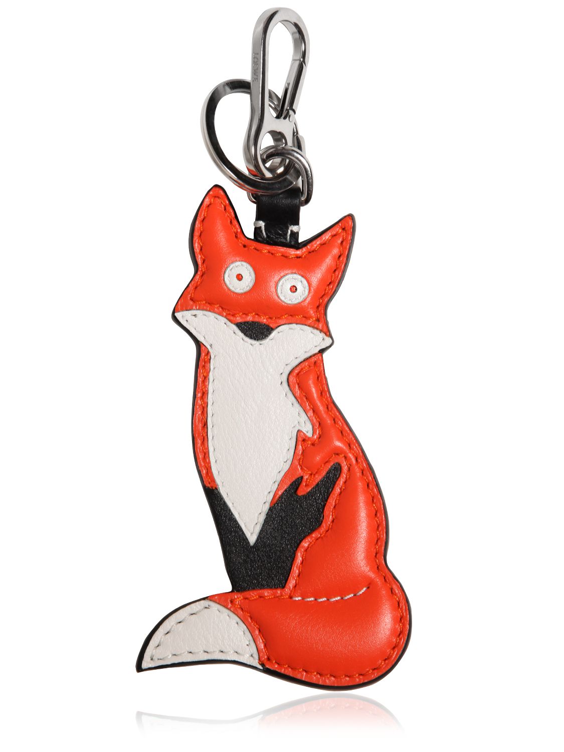 LOEWE FOX CHARM LEATHER KEY CHAIN