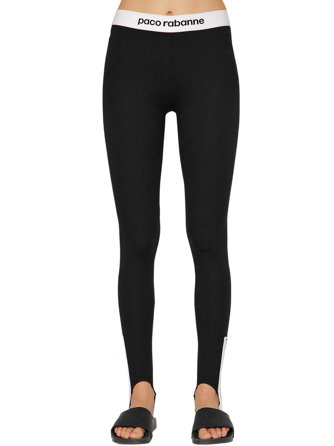 Steigbügel-leggings Aus Jersey Mit Logo