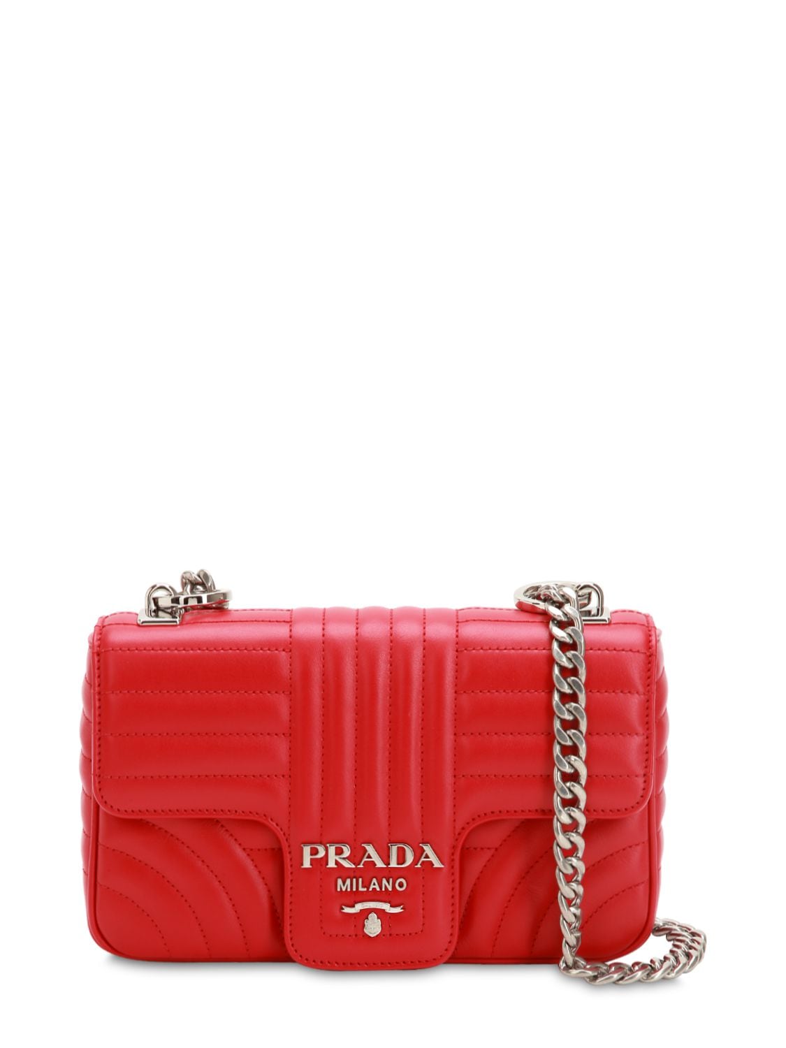 PRADA SMALL QUILTED SOFT LEATHER SHOULDER BAG,68I5CP002-RJAWMTE1