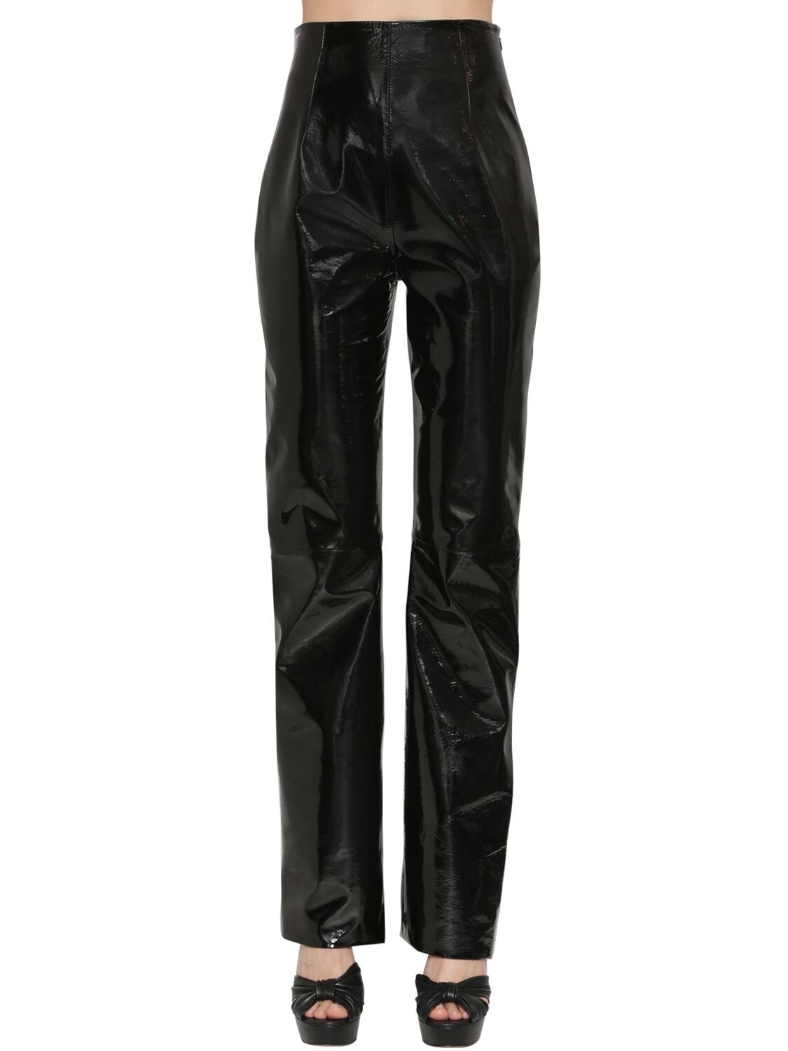 16arlington Patent Leather Pants In Black