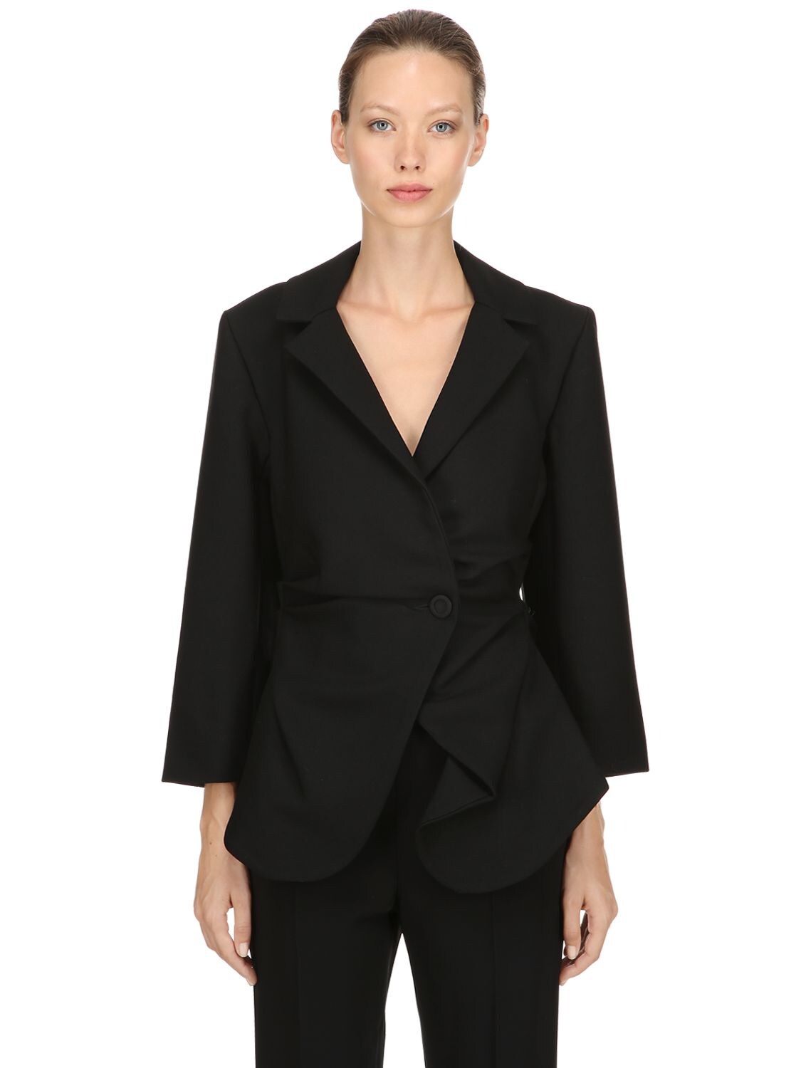 JACQUEMUS WOOL BLAZER,68I5KX002-QKXBQ0S1