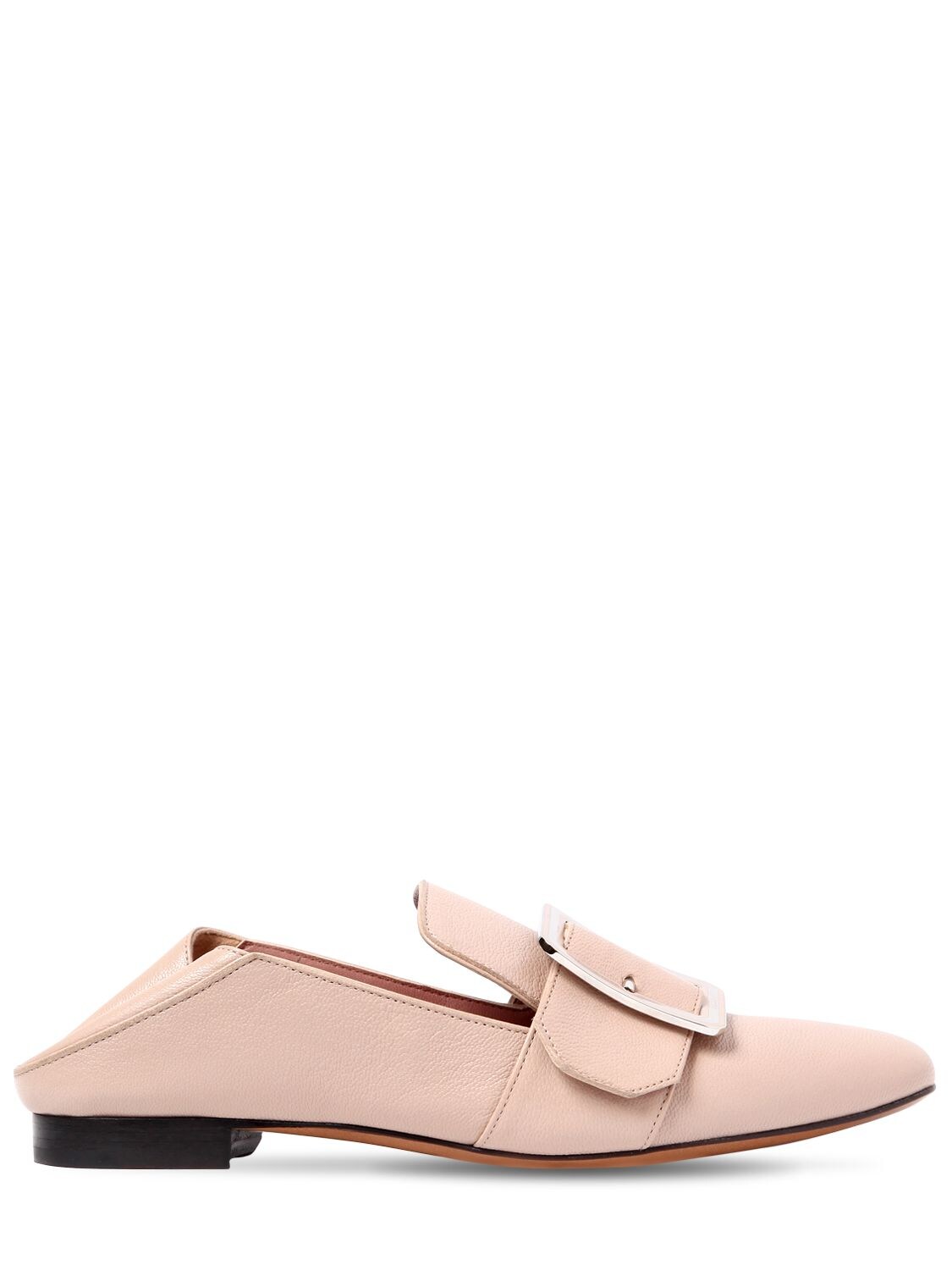 Bally 10mm Janelle Leather Loafers In Nude