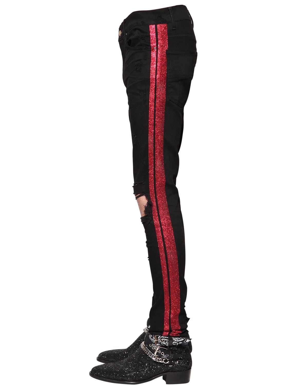 red mike amiri jeans