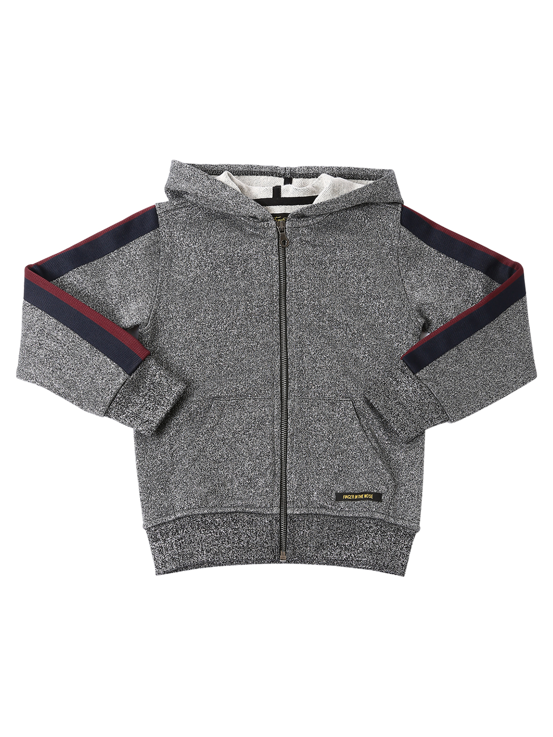 Kapuzensweatshirt Aus Baumwolle Mit Glitzer