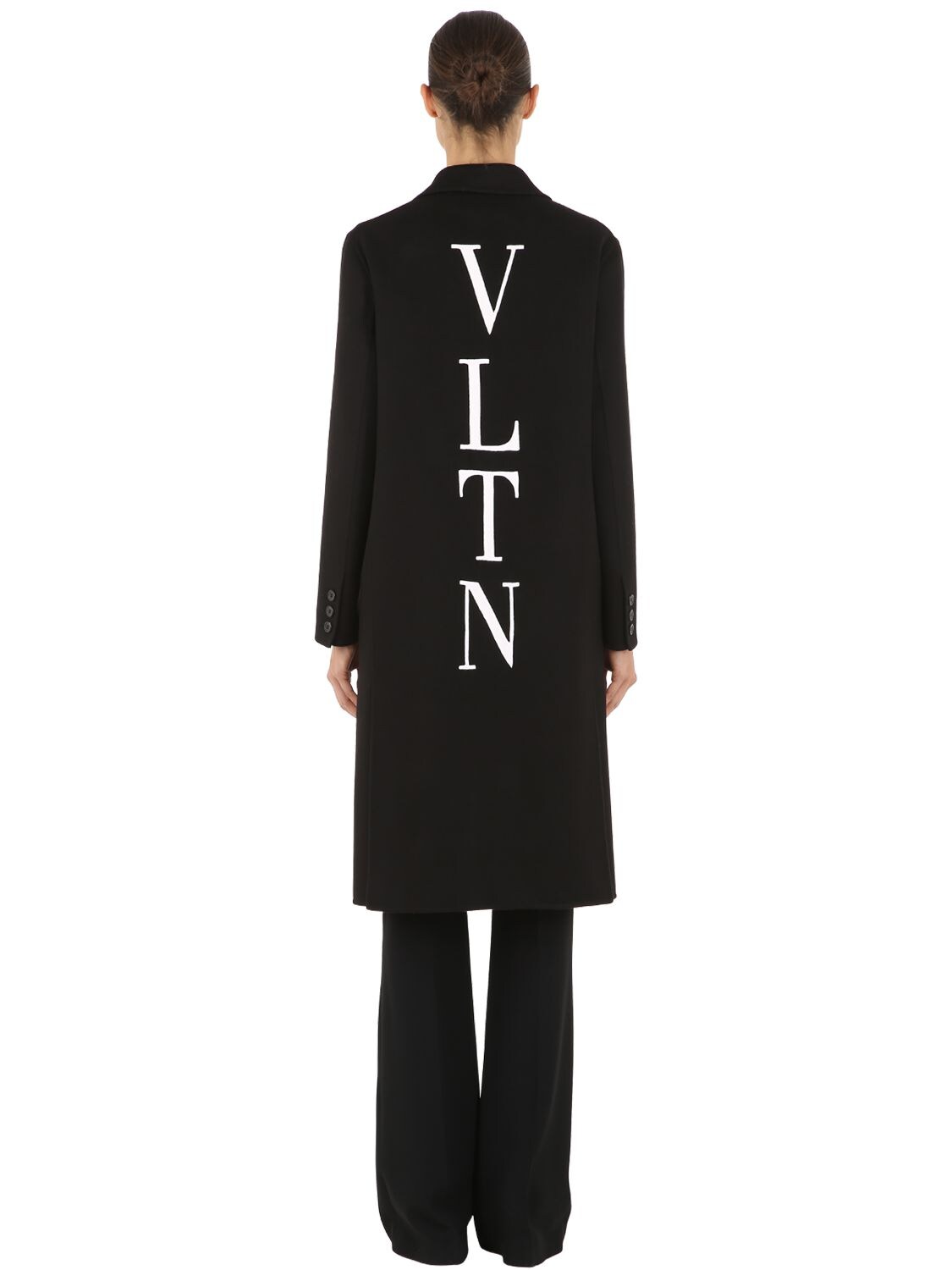 VALENTINO "VLTN"羊毛&羊绒大衣,68IADG037-ME5P0