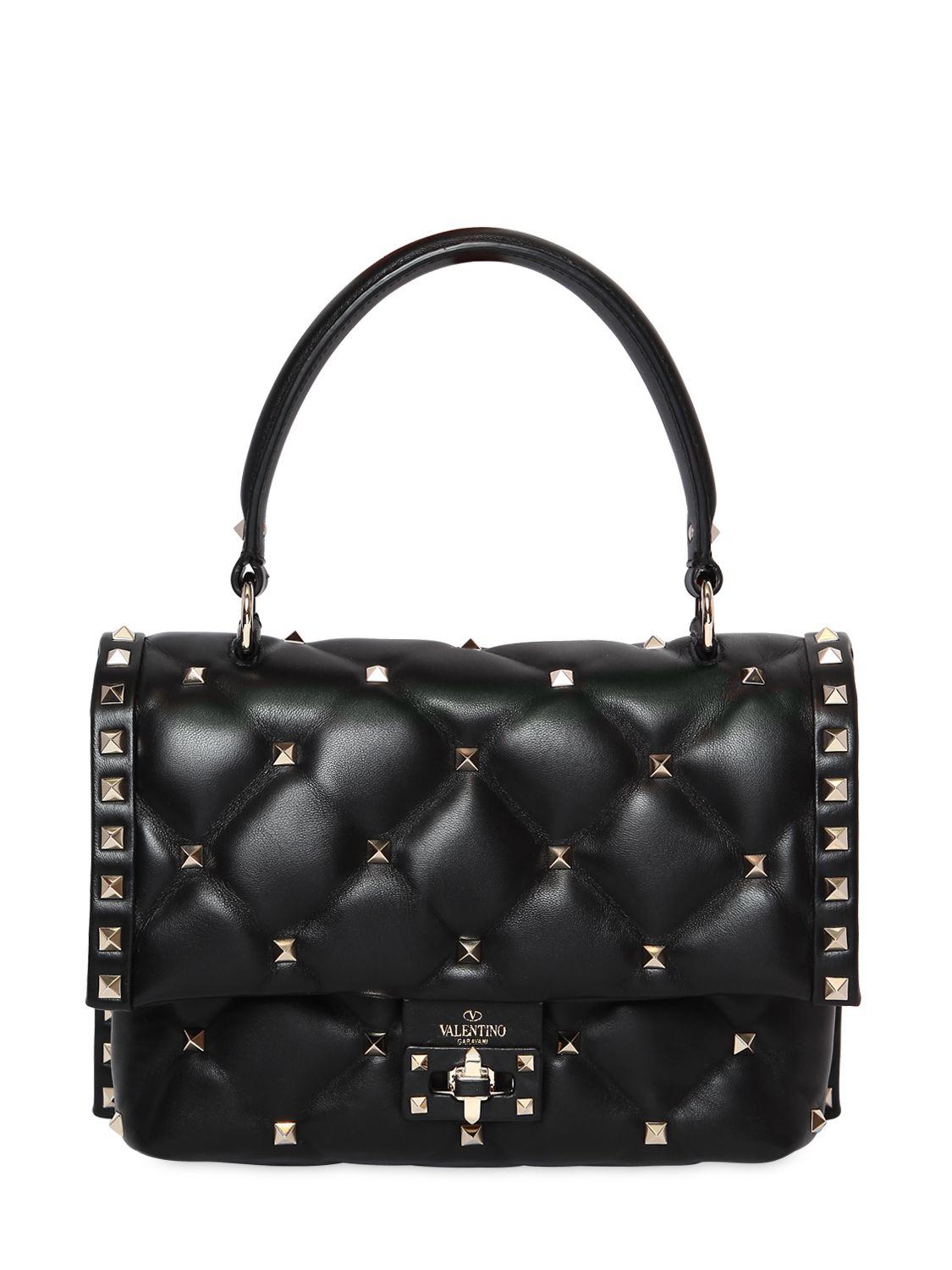 CANDY レザー トップハンドルバッグ