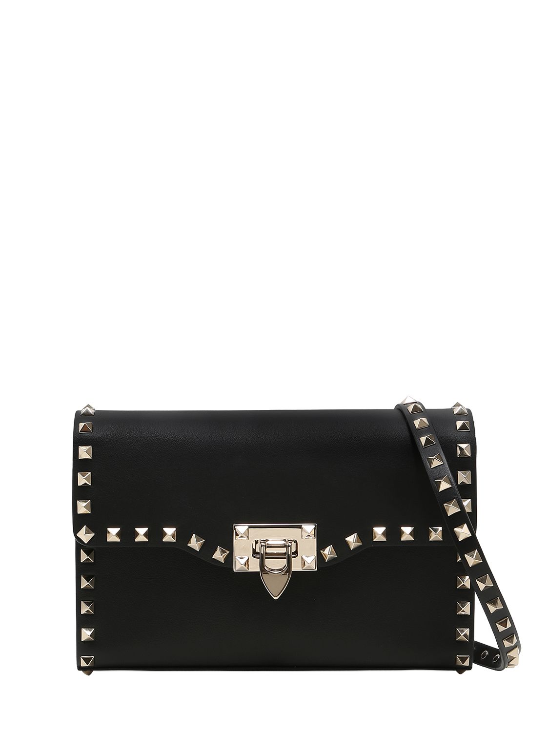 ROCKSTUD レザーショルダーバッグ