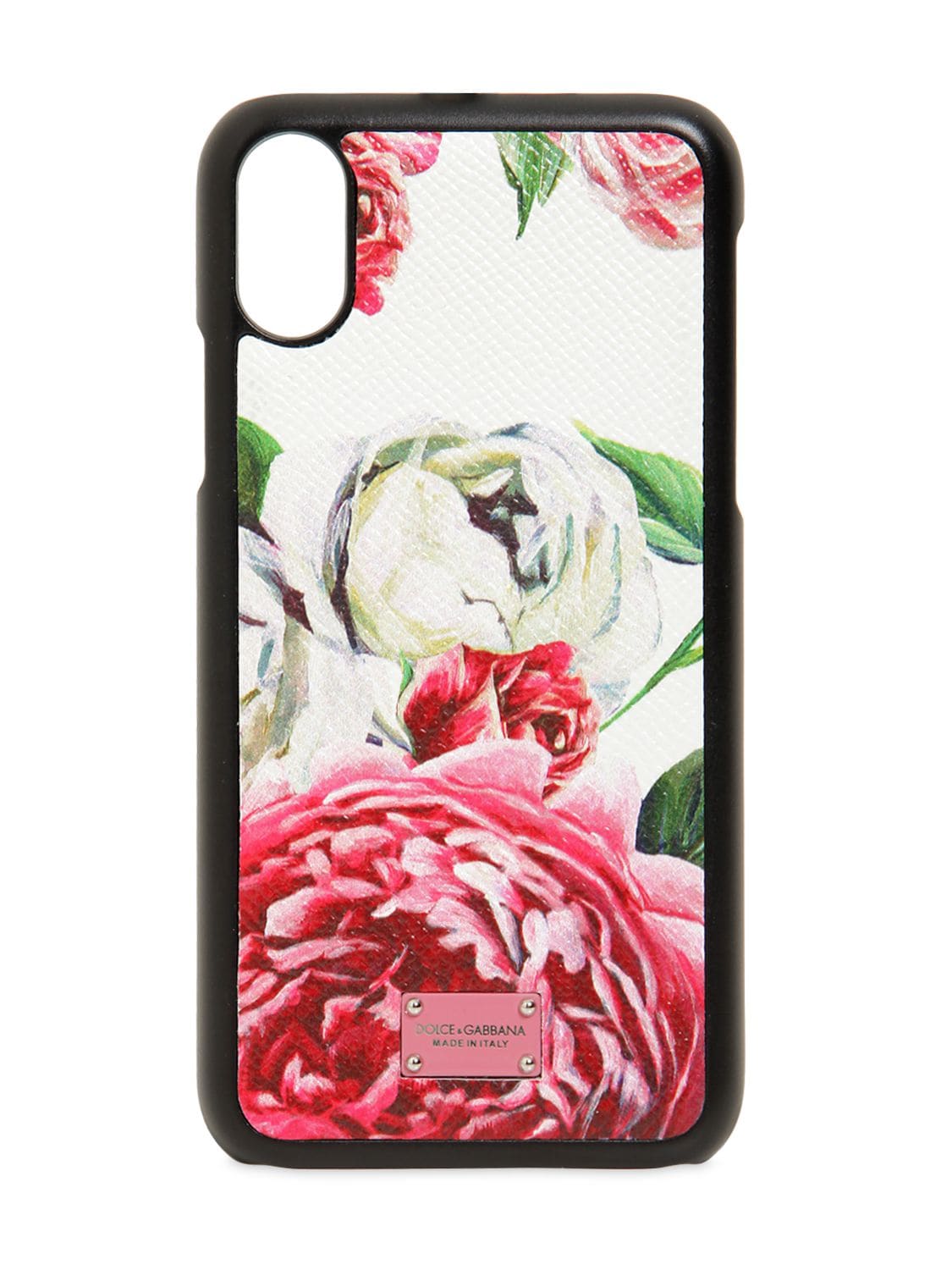 FLORAL PRINTED LEATHER IPHONE X CASE