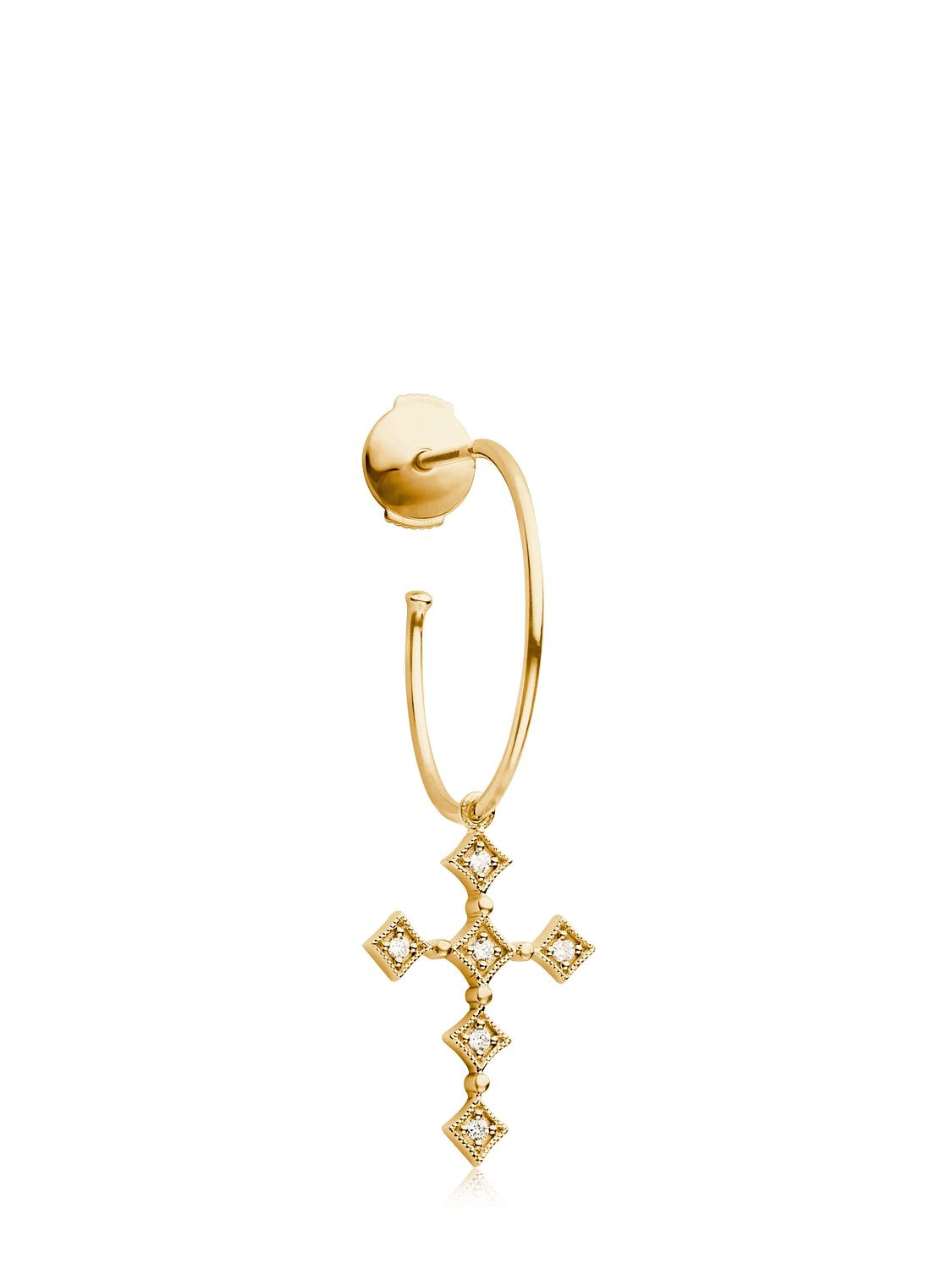 Stone Paris Divine 18kt Gold Mono Earring