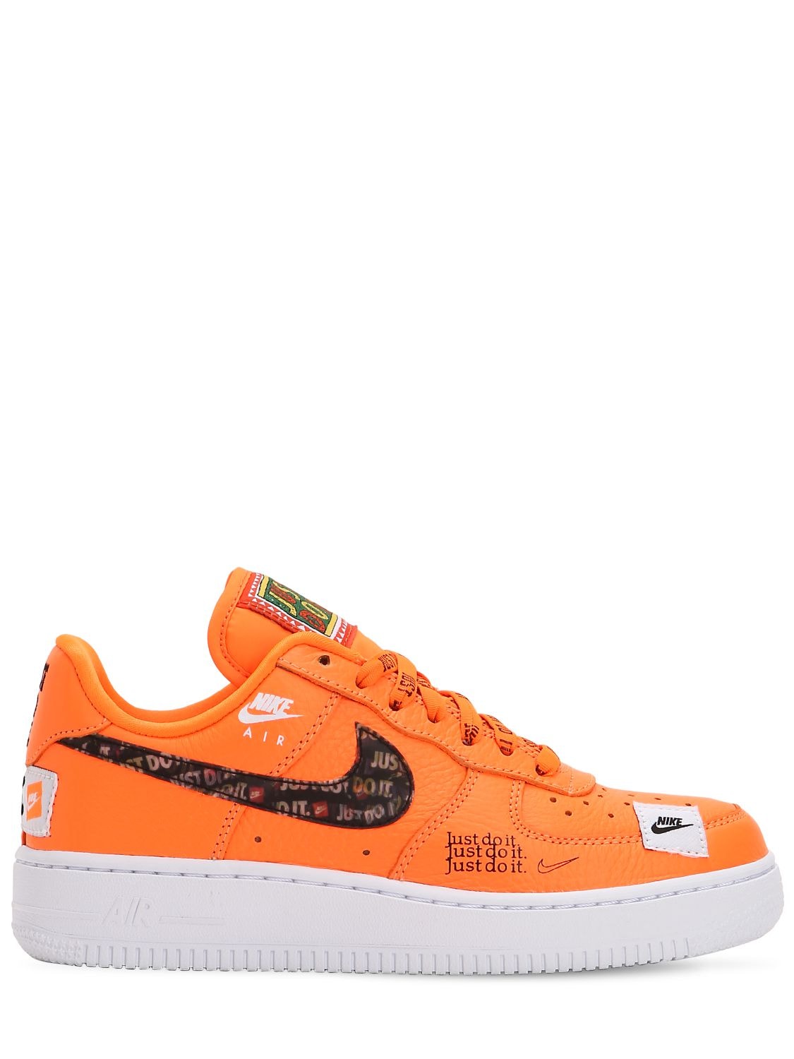 nike air force one just do it orange