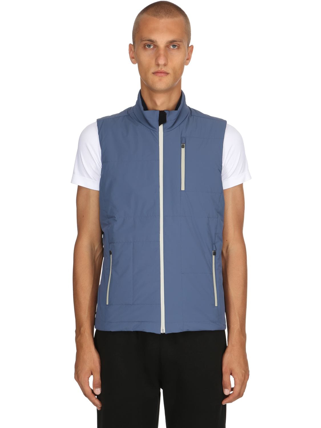 Falke Primaloft Insulated Vest Jacket In Blue