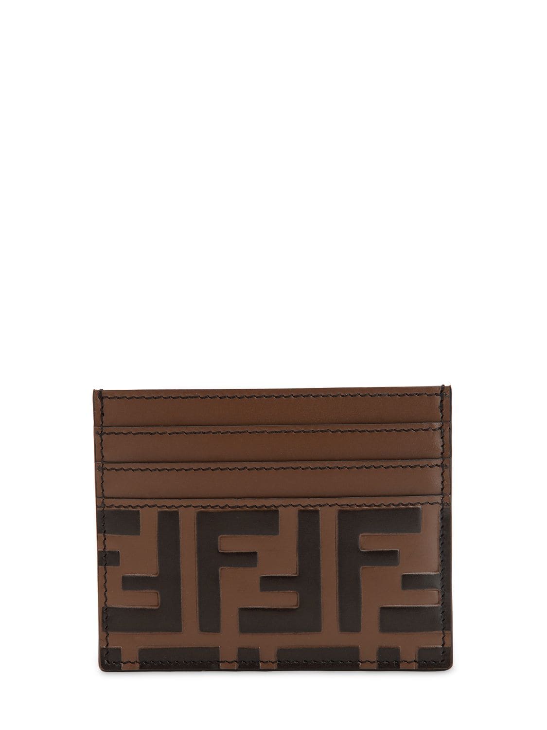 FENDI FF压纹皮革卡包,68IDNU058-RJBIM0M1
