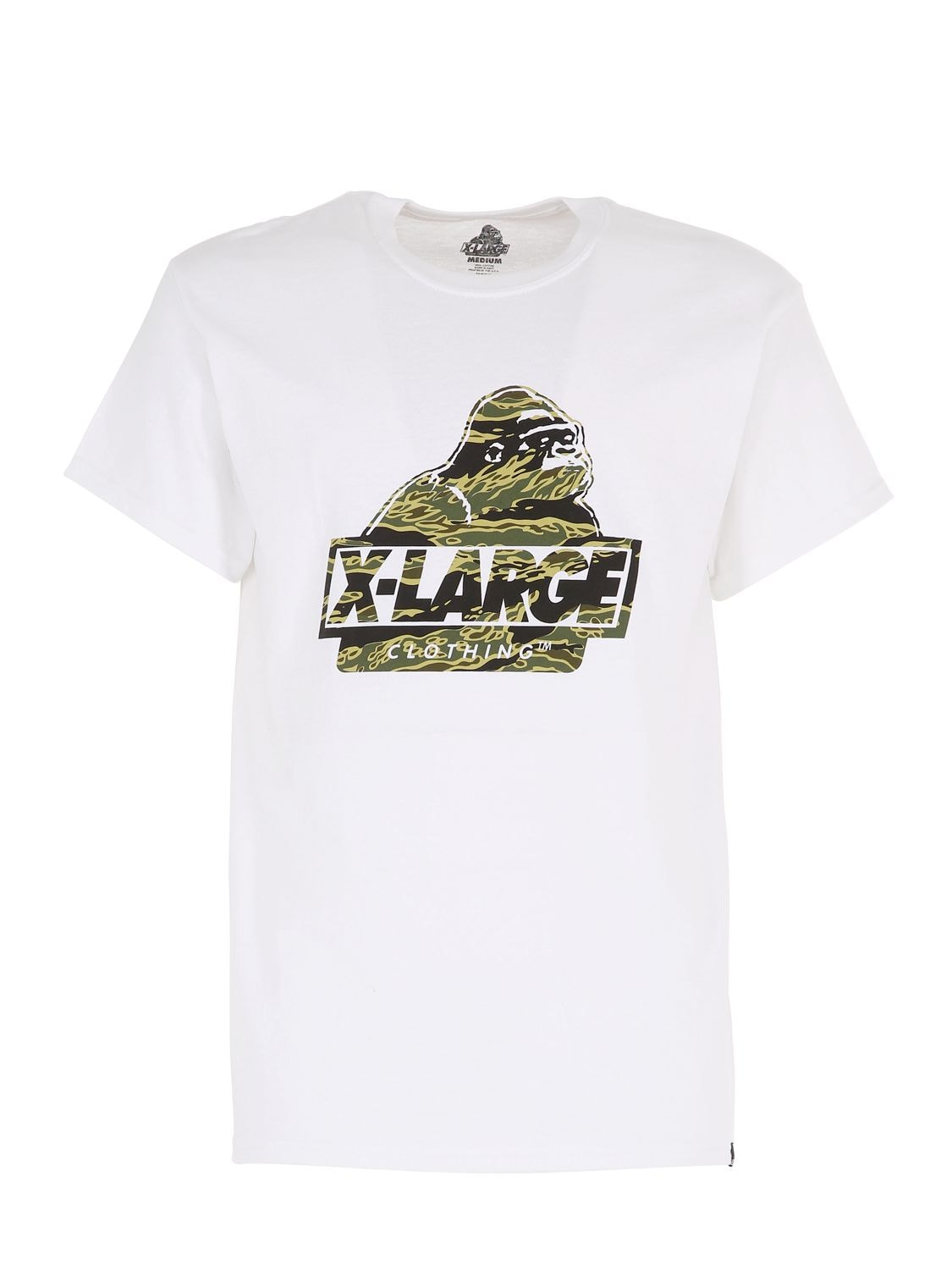 X-large Camo Og Printed Cotton Jersey T-shirt In White