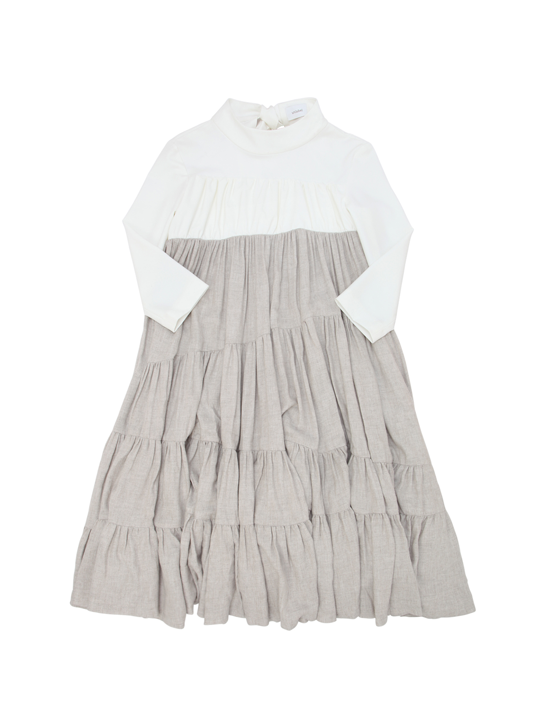 Kleid Aus Milanojersey Und Flanell