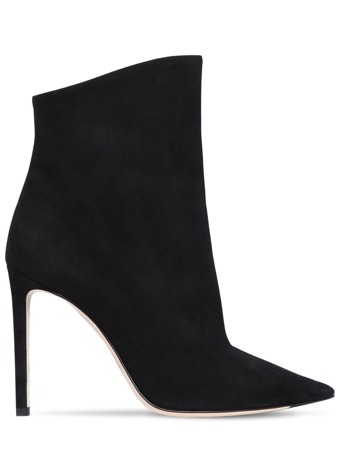 JIMMY CHOO 100MM HELAINE SUEDE ANKLE BOOTS,68IG32004-QkxBQ0s1