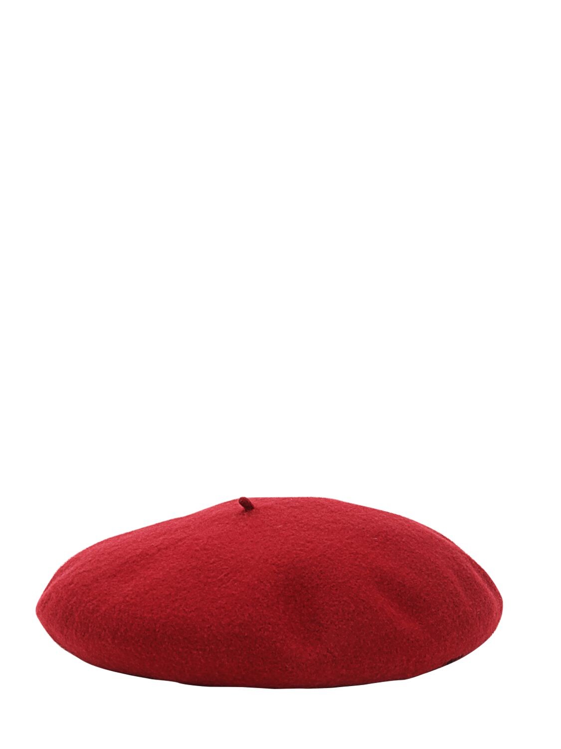 Borsalino 羊毛贝雷帽 In Red