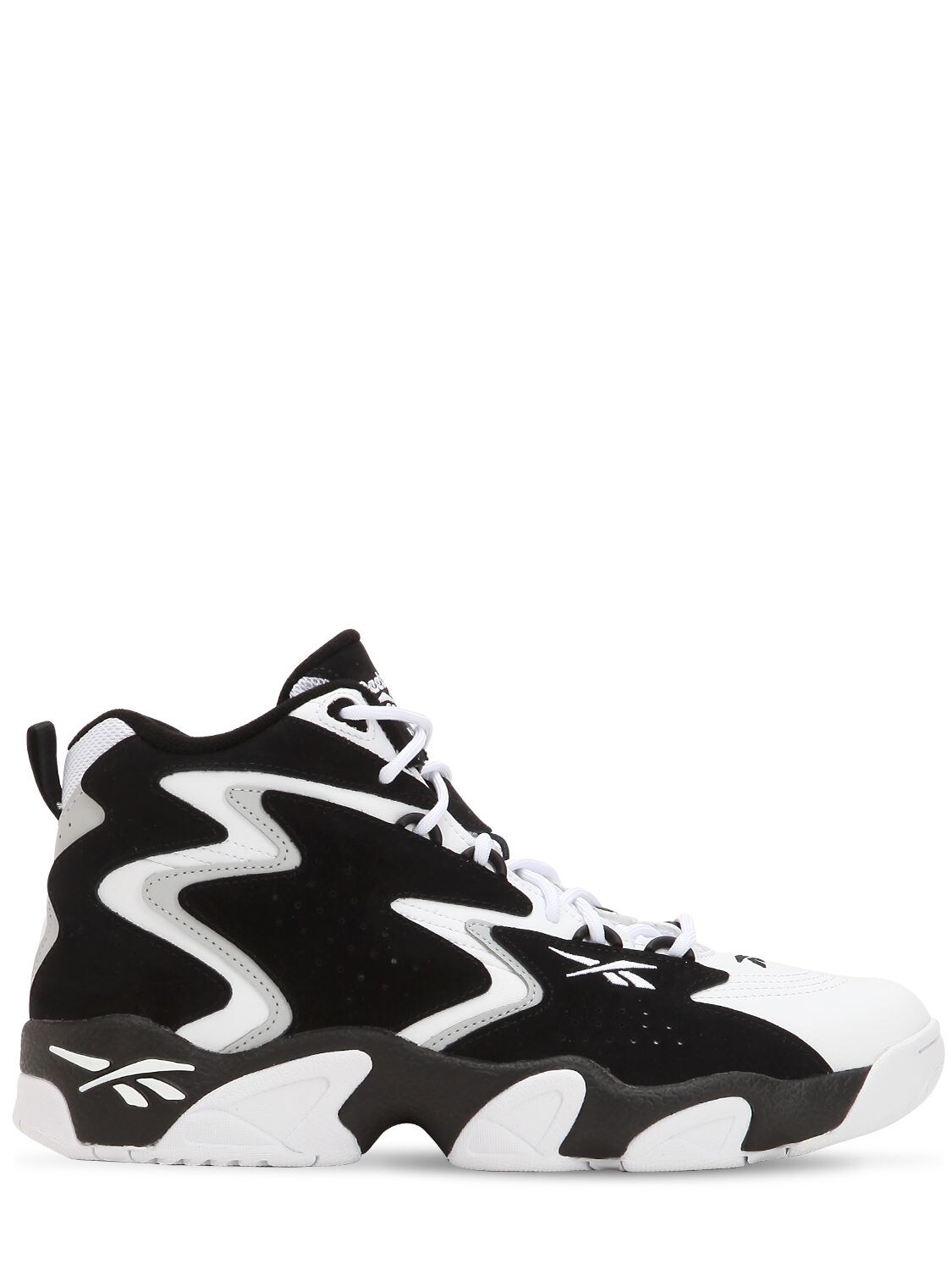 Reebok X Pyer Moss Mobius Og Leather Sneakers In Black/white