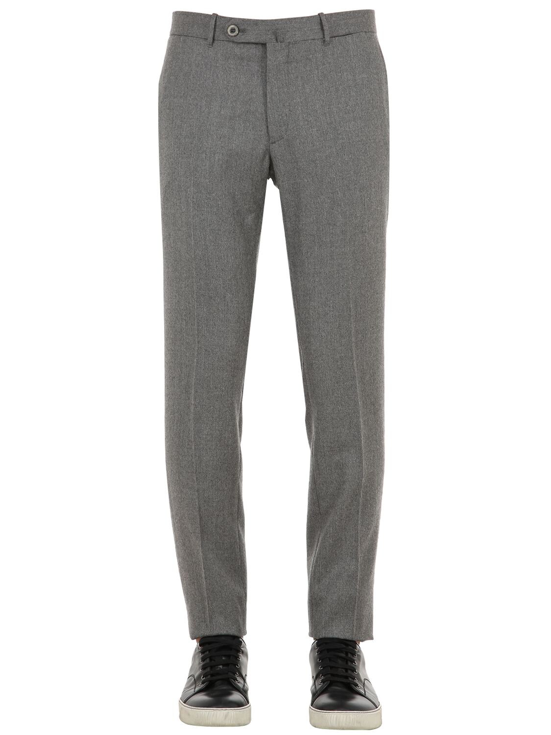 Gta 18cm Wool Flannel Pants In Grey