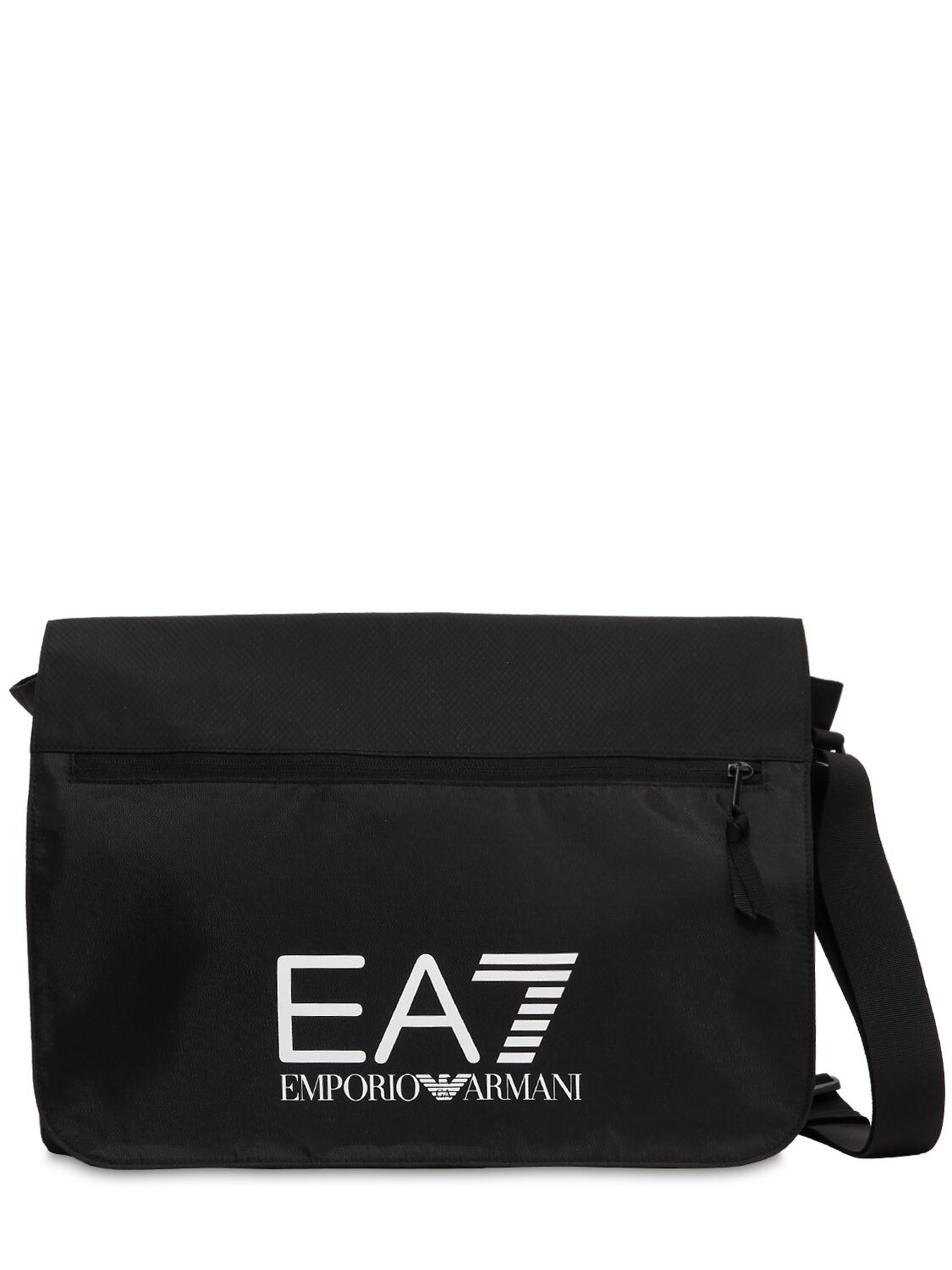 Ea7 Train Prime Nylon Messenger Bag In Black | ModeSens