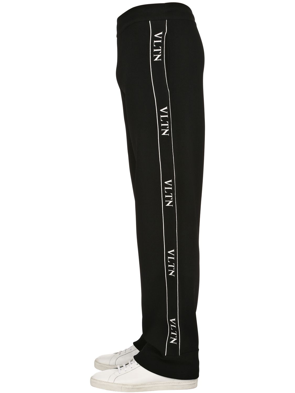 VALENTINO "VLTN"粘胶纤维混纺针织运动裤,68IH0Y001-ME5P0