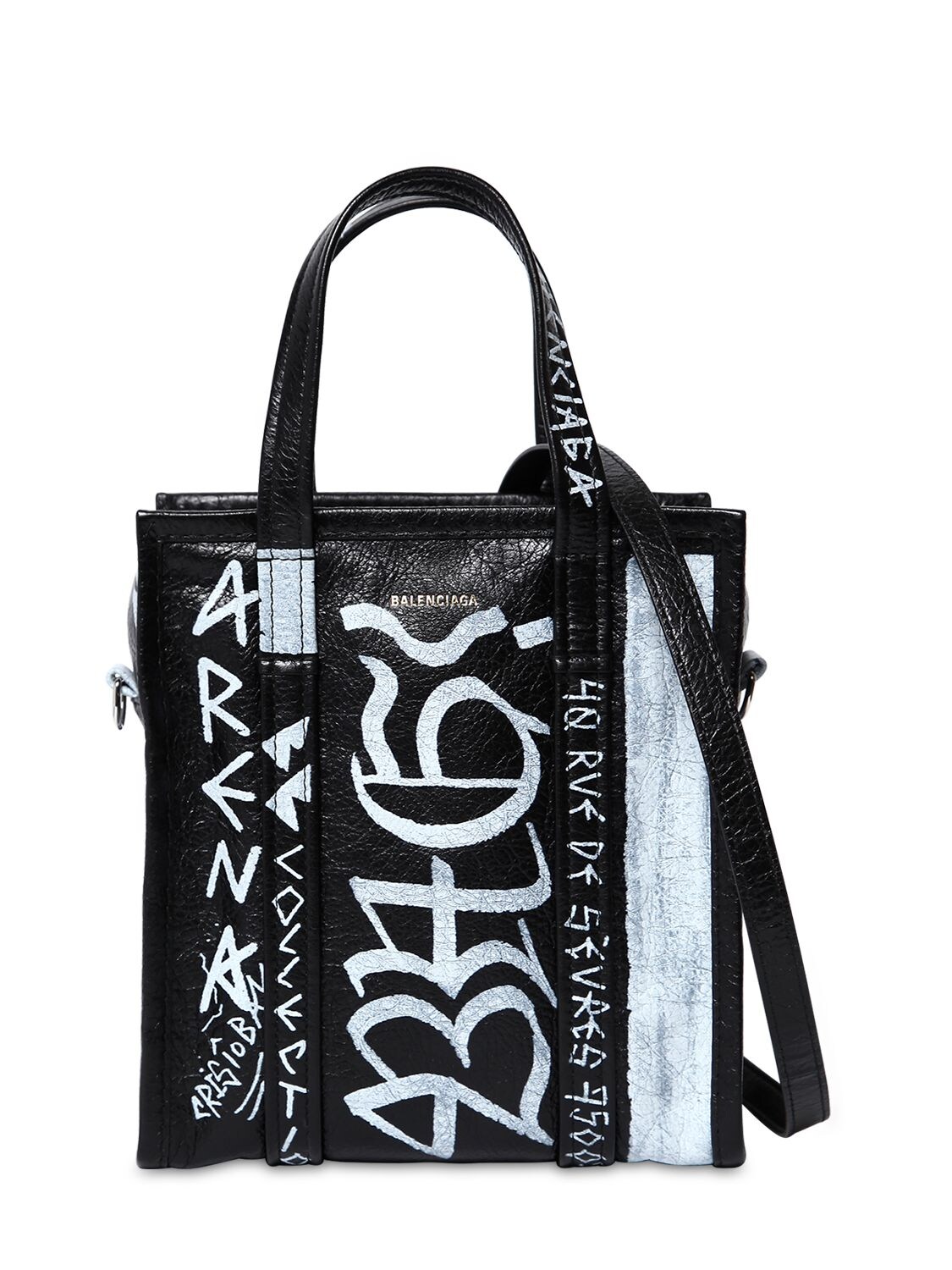 balenciaga graffiti tote bag