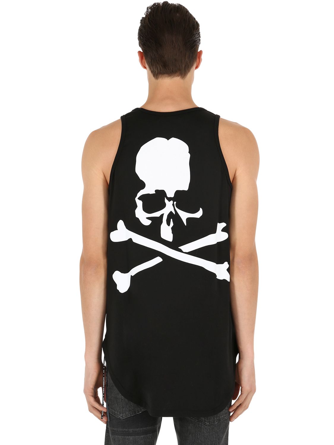 mastermind(マスターマインド)-スカルベロアタンクトップ Mastermind Japan Skull Print Jersey Tank Top In Black | ModeSens