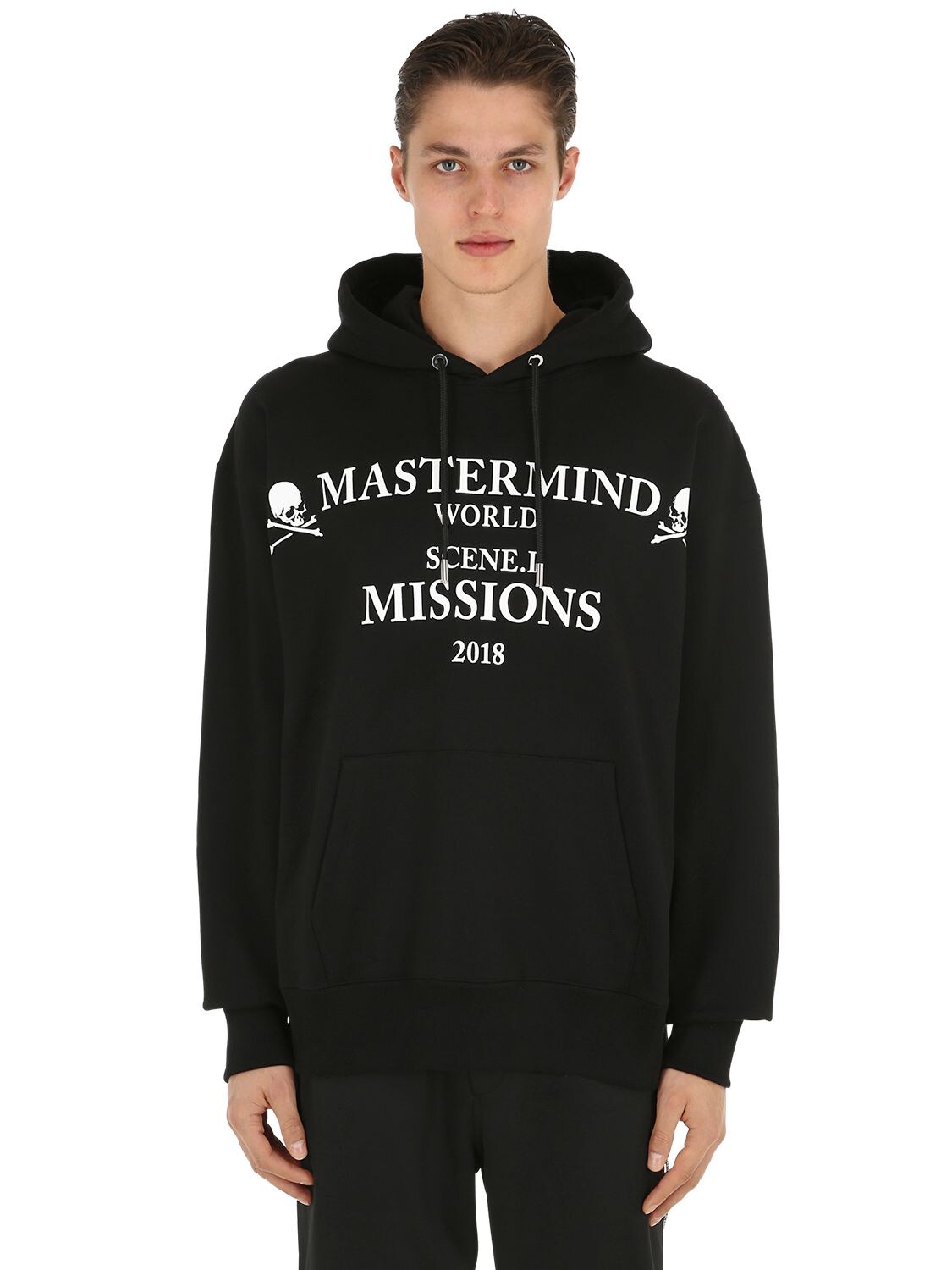 Mastermind Japan Missions Printed Sweatshirt Hoodie In Black