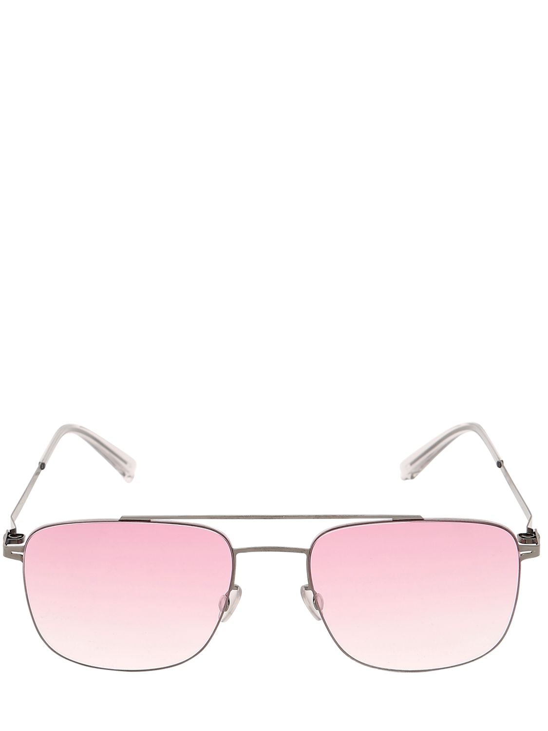 Mykita Yuuto Aviator Sunglasses In Light Pink