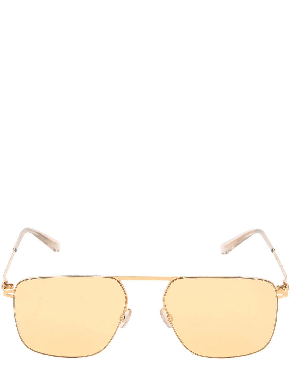 Mykita Masao Aviator Sunglasses In Gold