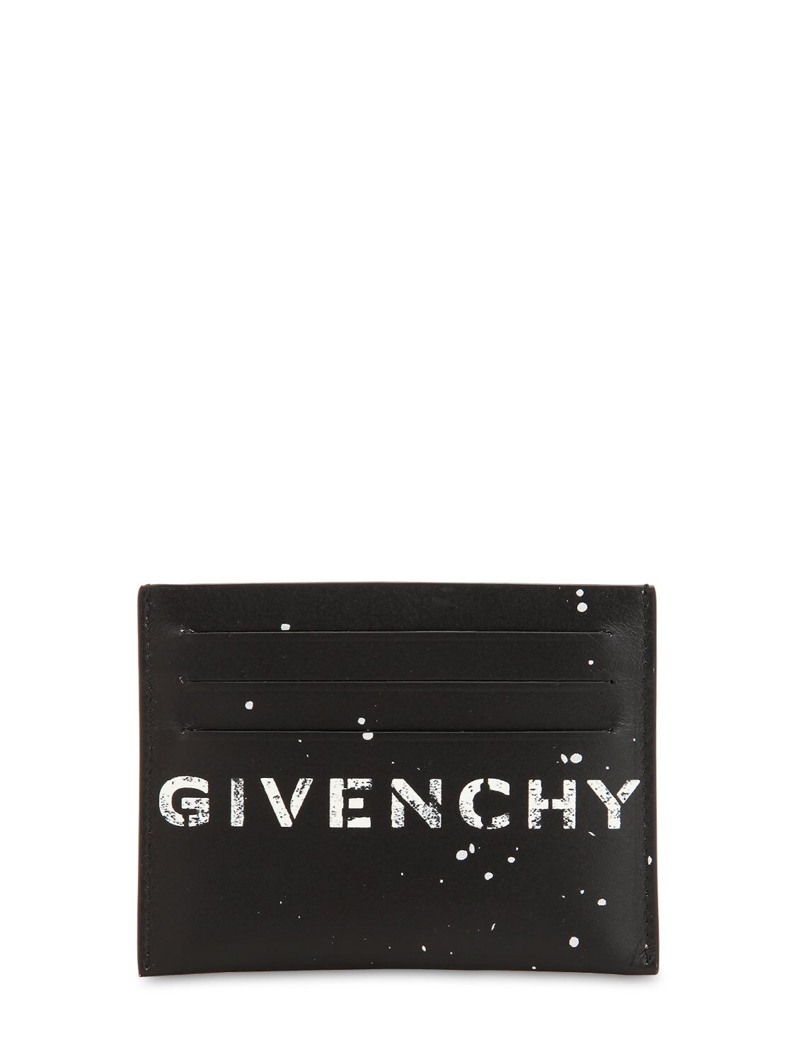 GIVENCHY PRINTED LEATHER CARD HOLDER,68IL4G007-MDA00