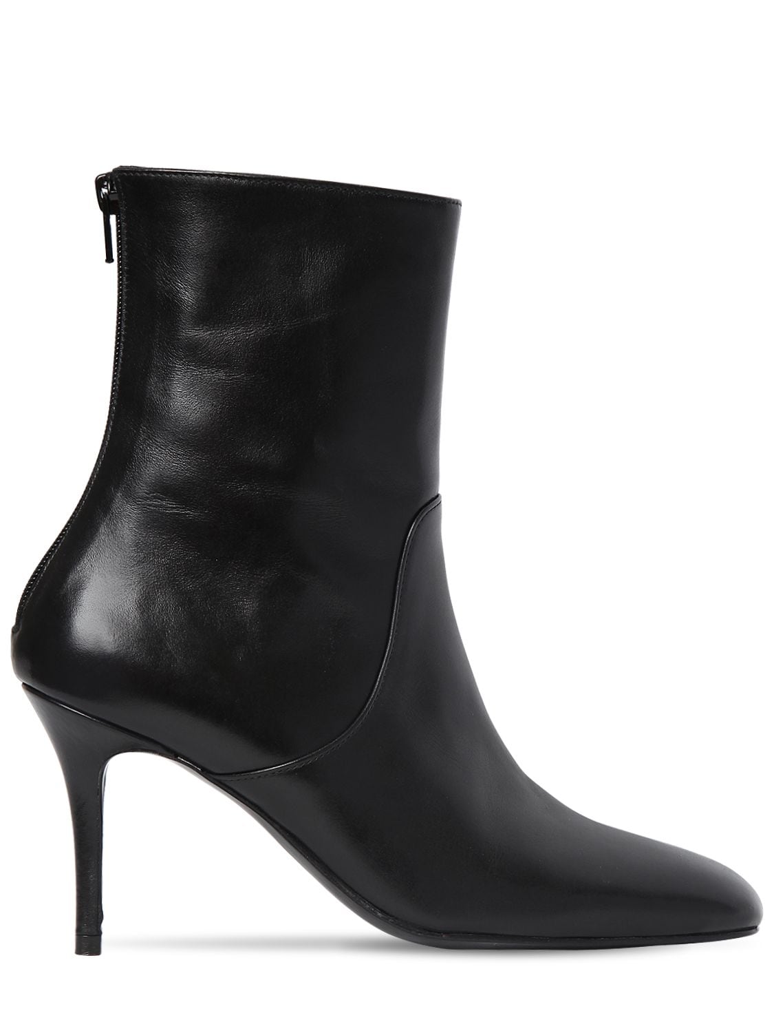 Dorateymur - 85mm leather ankle boots - Black | Luisaviaroma